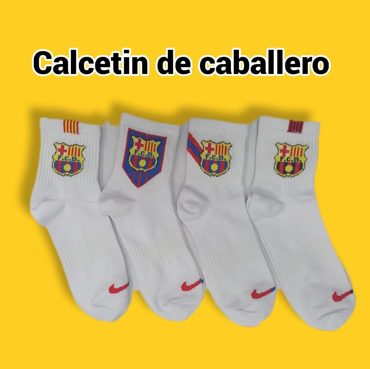 Calcetín Barcelona Caballero(Unitalla)